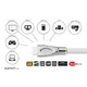 Python HDMI 2.0 Kabel 10m Ethernet 4K*2K UHD AKTIV vergoldet OFC weiß
