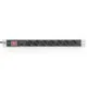 Digitus 1HE Aluminium Steckdosenleiste Rack Mount 16A, 4000W, 250VAC schwarz
