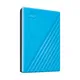 WD My Passport 2 TB 2.5 Zoll USB 3.0 Micro-B (5Gb/​s) Blau externe Festplatte HDD 2TB blau