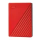 WD My Passport 4TB 2.5zoll USB3.0 rot  4TB rot