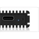 ICY BOX IB-1816M-C31 M.2 PCIe SSD Aluminiumgehäuse, USB 3.1 Type-C, M-Key Sockel