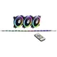 Inter-Tech Argus RS04 - RGB-Set RGB-LED-Stripe LED addressierbar inkl. Funktfernbedienung