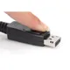 Digitus AK-340106-010-S DisplayPort Kabel 1.00 m schwarz