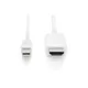 Digitus AK-340304-030-W Mini Displayport Kabel 2.00 m weiß