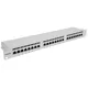 24-Port Cat6a Patchpanel, geschirmt, 24 Ports, FTP, 1 HE, Klemmleisten mit 90°