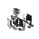 Fractal Design Define 7 schwarz, Dark Tempered Glass