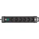 Brennenstuhl Premium-Line Steckdosenleiste 6-fach 3m schwarz