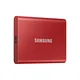 Samsung Portable SSD T7 USB 3.2 Gen2 Typ-C 500GB metallic red