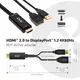 Club3D CAC-1331 Adapter 0.25 m schwarz