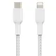 Belkin Lightning/USB-C Kabel ummantelt mfi zertifiziert 1m Weiß
