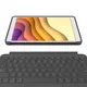 Logitech Slim Combo Hülle und Tastatur für iPad 10.2 7. - 9. Generation - grau