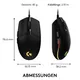 Logitech G203 Lightsync Gaming schwarz