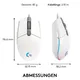 Logitech G203 Lightsync Gaming weiß