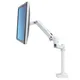 ERGOTRON LX Monitor Arm mit hoher Säule Tischhalterung, weiß