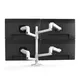 Ergotron LX-Dual-Stacking-Arm bis 101.6cm/40" belastbar / VESA 75x75 / 100x100mm weiß