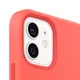 Apple Silikon Case mit MagSafe für iPhone 12/12 Pro zitruspink