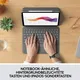 Logitech Folio Touch mit Trackpad und Smart Connector für iPad Air (4. Gen) grau