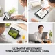 Logitech Folio Touch mit Trackpad und Smart Connector für iPad Air (4. Gen) grau