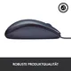 Logitech B100 Kabelgebundene Maus Schwarz Bulk
