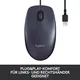 Logitech B100 Kabelgebundene Maus Schwarz Bulk