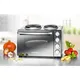 Rommelsbacher KM 3300 Mini-Backofen mit Kochplatte