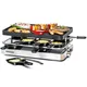 Rommelsbacher RC 1400 Raclette 1200W, 8 Pfännchen, 37x23cm Wendegrillplatte