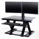 Ergotron WorkFit-TX Ergonomischer Schreibtischaufsatz schwarz