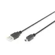Digitus DB-300130-010-S Mini USB 2.0 Kabel 1.00 m schwarz