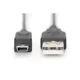 Digitus DB-300130-010-S Mini USB 2.0 Kabel 1.00 m schwarz