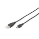 Digitus DB-300130-018-S Mini USB 2.0 Kabel 1.80 m schwarz