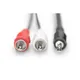 Digitus DB-510300-025-S Audio Adapterkabel 2.50 m schwarz