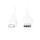 DIGITUS Daten-/Ladekabel USB-C Lightning MFI
