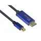 Good Connections MiniDP/HDMI 1.4 Anschlusskabel 4K UHD @60Hz Alu blau 1m