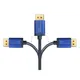 Good Connections DP/HDMI 1.4 Anschlusskabel 4K UHD @ 60Hz SmartFLEX Alu blau 1m