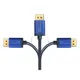 Good Connections DP/HMDI 1.4 Anschlusskabel 4K UHD @ 60Hz SmartFLEX Alu blau 5m