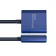 Good Connections Adapterkabel DP 1.2 St./ HDMI Bu. 4K UHD@60Hz Alu blau 0,2m