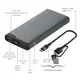 4smarts Powerbank VoltHub Pro 10000mAh QuickCharge PD gunmetal
