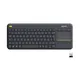 Logitech K400 Plus Wireless Touch Keyboard schwarz