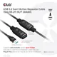 Club3D CAC-1406 USB Verlängerungskabel aktiv 15m 15.00 m schwarz