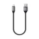 Satechi USB-A auf Lightning Kabel 25 cm space grey