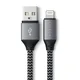Satechi USB-A auf Lightning Kabel 25 cm space grey