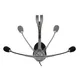 Logitech H110 Kabelgebundenes Beidseitiges Headset Stereo 3,5mm Klinke Silber