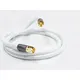 Good Connections Antennenkabel SmartFLEX 1m F-Stecker zu F-Stecker 120dB weiß