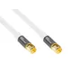 Good Connections Antennenkabel SmartFLEX 1m F-Stecker zu F-Stecker 120dB weiß