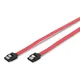Digitus AK-400102-005-R SATA-Kabel SATA3 7pin Stecker auf Stecker, 0.5m, rot