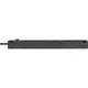 Brennenstuhl 1150660315 Bremounta 5-fach, mit USB-Ladefunktion, 3m, schwarz