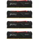 128GB (4x32GB) KINGSTON FURY Beast RGB DDR4-3200 CL16 RAM Gaming Arbeitsspeicher RAM mehrfarbig beleuchtet