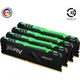 128GB (4x32GB) KINGSTON FURY Beast RGB DDR4-3200 CL16 RAM Gaming Arbeitsspeicher RAM mehrfarbig beleuchtet