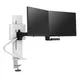 Ergotron Trace Dual Panel Clamp bright white