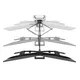 Ergotron Trace Dual Panel Clamp bright white